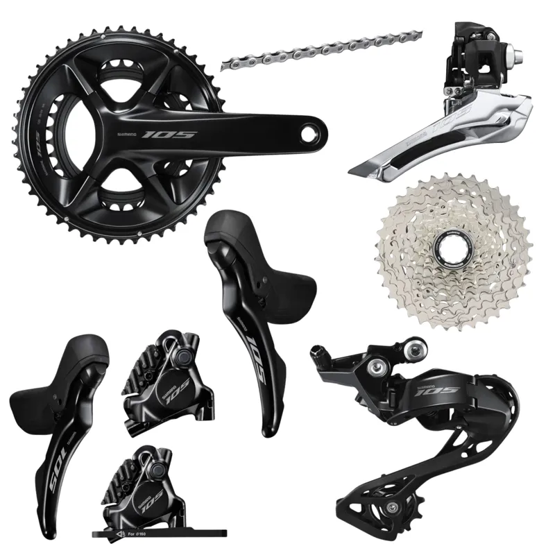 Shimano 105 R7100 Mechanical 12 Speed Disc Brake Groupset